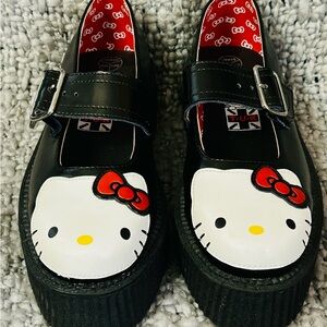 TUK Hello Kitty Sanrio Shoes Platform Women’s Size 10 Men’s 8 EU 41 Mary Jane